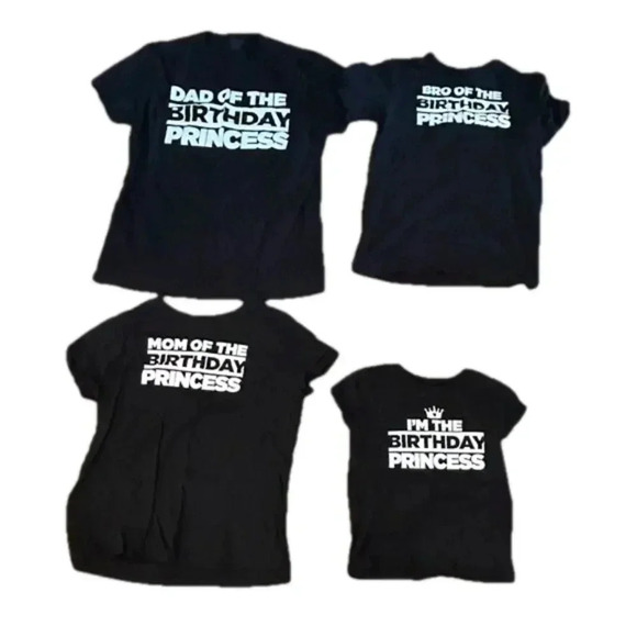 Family matching birthday princess  shirts
Dad mom bro princess   XL-M - Picture 1 of 1